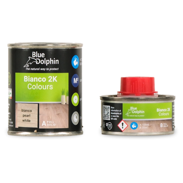 Blue Dolphin 2 K Bianco Pearl White Sample Comp AB 156 ml 01