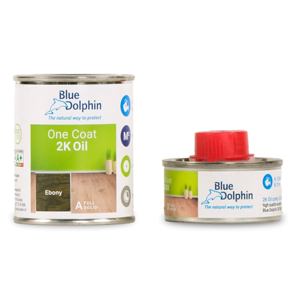 Blue Dolphin One Coat 2 K Ebony Sample Comp AB 156 ml 01