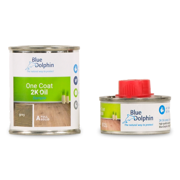 Blue Dolphin One Coat 2 K Grey Sample Comp AB 156 ml 01