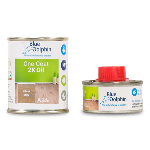 Blue Dolphin One Coat 2 K Silver Grey Sample Comp AB 156 ml 01