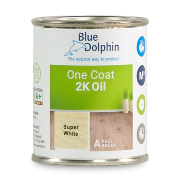 Blue Dolphin One Coat 2 K Super White Comp A 125 ml 01
