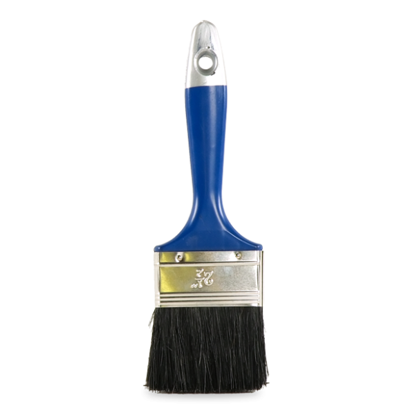 Platte kwast wegwerp zwart 60 mm 01